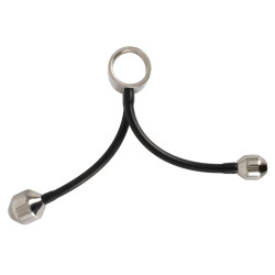 You2Toys Cockring + Plugs lestés en métal Heavy Ring 840gr